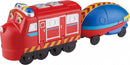 trein Pop & Transform Rescue 22,9 cm rood/blauw