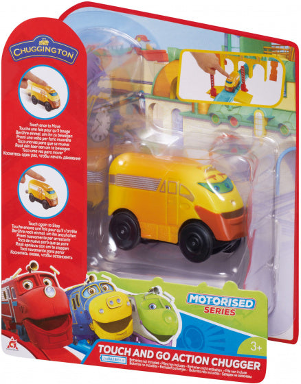 trein Touch N' Go junior 9,5 x 3,3 x 4,5 cm geel