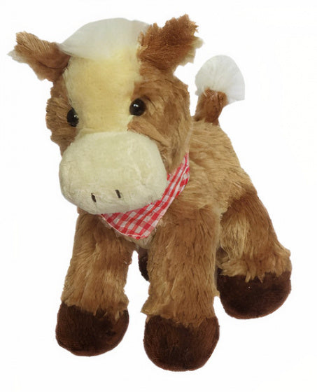 knuffel Klein Paardje junior 25 cm pluche bruin