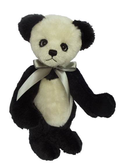 knuffelpanda Maddy junior 35 cm pluche zwart/wit