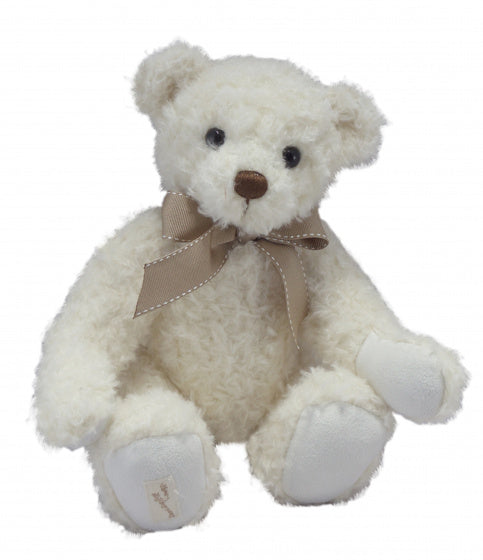 knuffelbeer Little Cutie 30 cm microfiber/pluche wit