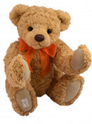 knuffelbeer Logan junior 43 cm microfiber/pluche bruin