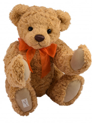 knuffelbeer Logan junior 43 cm microfiber/pluche bruin