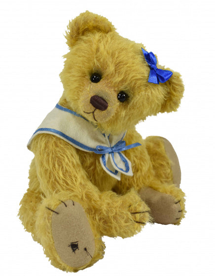 knuffelbeer Teddy Merle junior 29 cm pluche lichtbruin