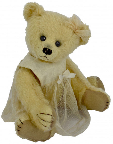 knuffelbeer Teddy Mona junior 32 cm pluche beige
