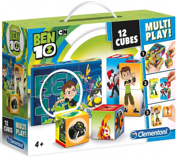 Blokkenpuzzel Ben 10 junior 18 cm hout 6-delig