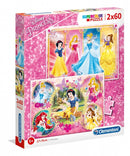 Disney Princess legpuzzel 2 puzzels 60 stukjes