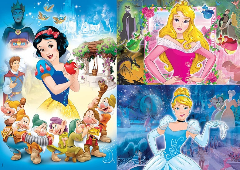 Clementoni Puzzel 3x48 stukjes Disney Princess