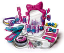 kappersset Crazy Chic meisjes textiel roze 5-delig