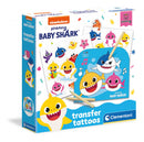kindertattoos Baby Shark junior papier 22 stuks
