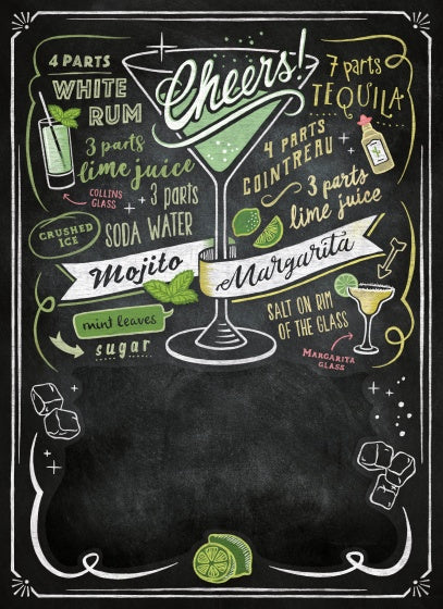 krijtbord-puzzel Cheers 1000 stukjes