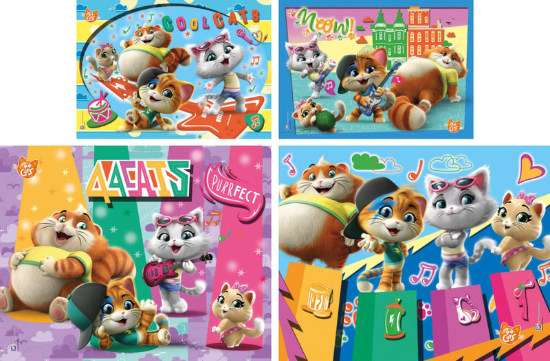 Legpuzzel 4-in-1 44 Cats
