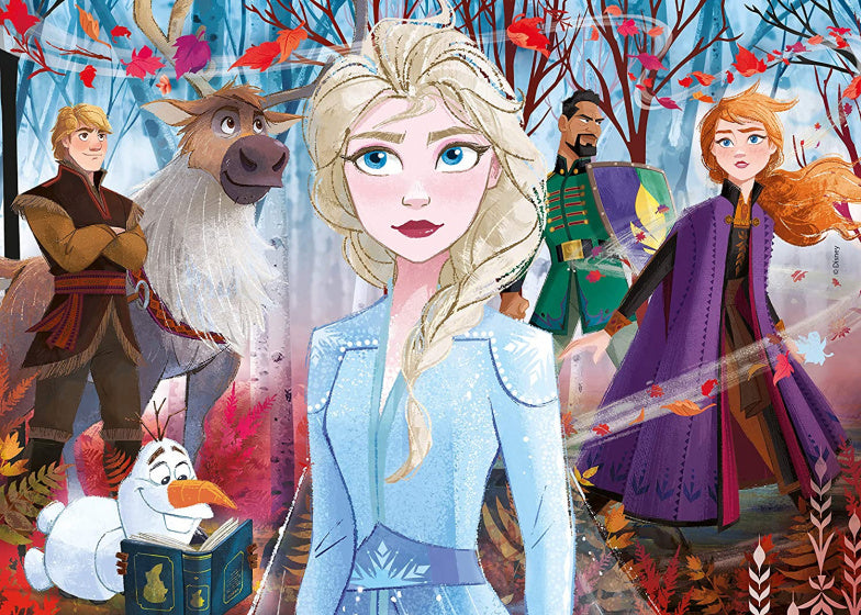 Legpuzzel 4-in-1 Frozen 2 - 2x20/2x60 stukjes
