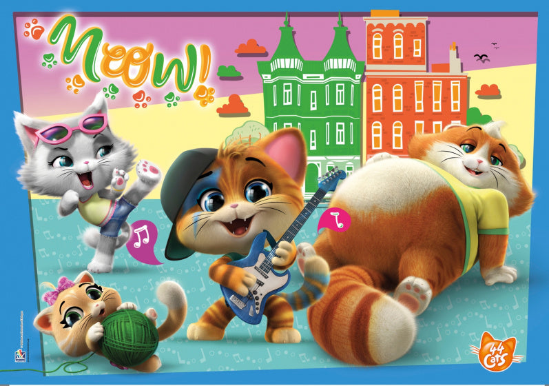 legpuzzel 44 Cats junior karton 180 stukjes