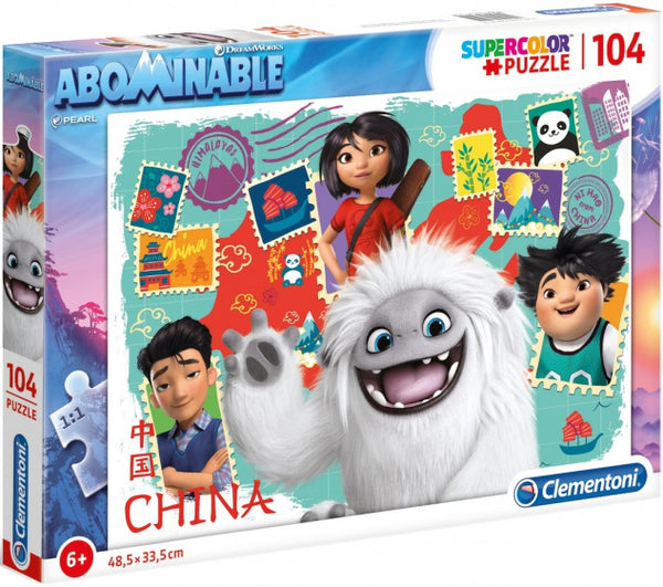 legpuzzel Abominable junior karton 104 stukjes