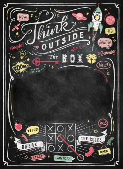 Clementoni Schoolbord Puzzel Think Outside The Box 1000 Stukjes