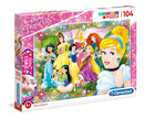 legpuzzel Disney Princess 104 stukjes 34 x 25 cm