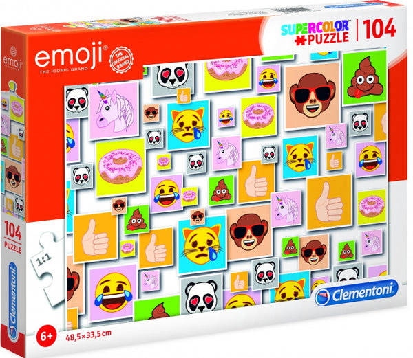 Clementoni Puzzel Emoji, 104st.