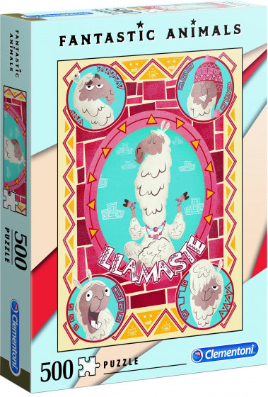 Clementoni Fantastic Animals Puzzel LLamaste 500 Stukjes