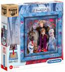 legpuzzel Frozen II meisjes 27 cm karton 61-delig