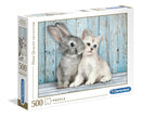 legpuzzel High Quality Cat&Bunny 500 stukjes