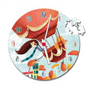 legpuzzel klok Luchtballon 30 cm junior 96 stukjes