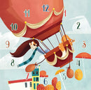 legpuzzel klok Luchtballon 30 cm junior 96 stukjes