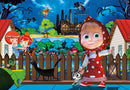 legpuzzel Masha en de Beer Spooky karton 104-delig