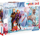 Clementoni Legpuzzel Super Color Maxi Frozen II, 24st.