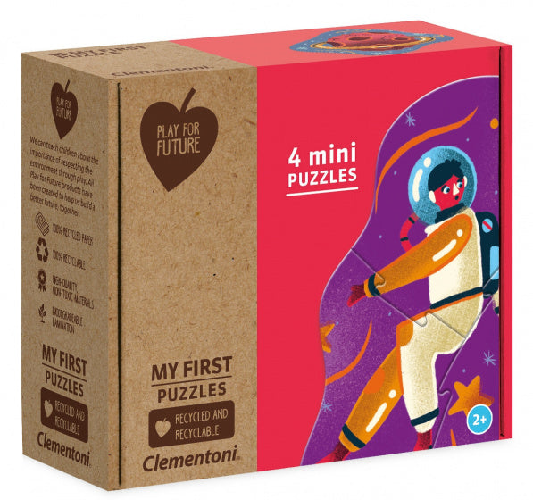 mini-legpuzzels Over The Moon junior karton 4-delig