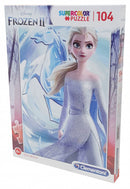 legpuzzel Supercolor Frozen II junior 104 stukjes