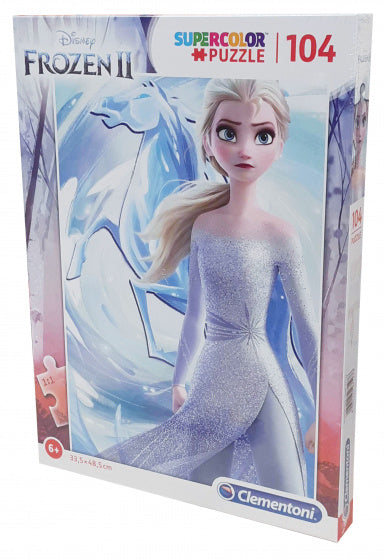 legpuzzel Supercolor Frozen II junior 104 stukjes