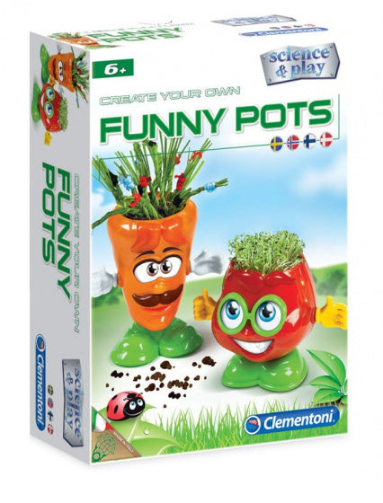 knutselset Funny Pots junior 10-delig