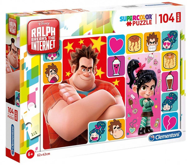 maxi supercolor legpuzzel Ralph 104 stukjes