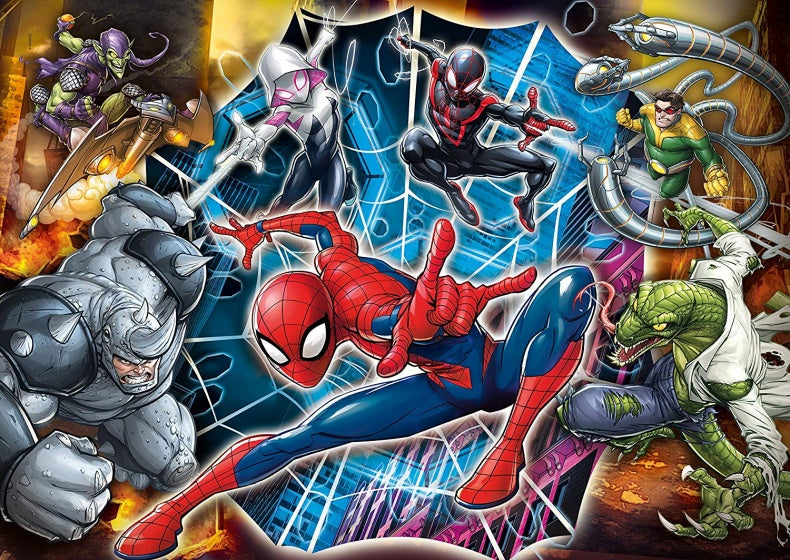 maxi supercolor legpuzzel Spider-man 104 stukjes