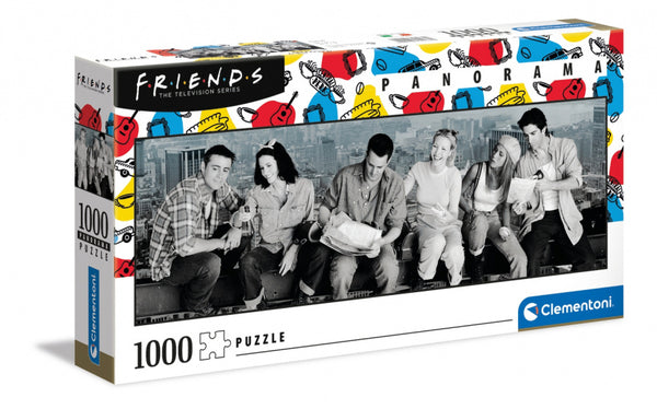 puzzel Friends 40 x 21 cm karton grijs 1000 stukjes