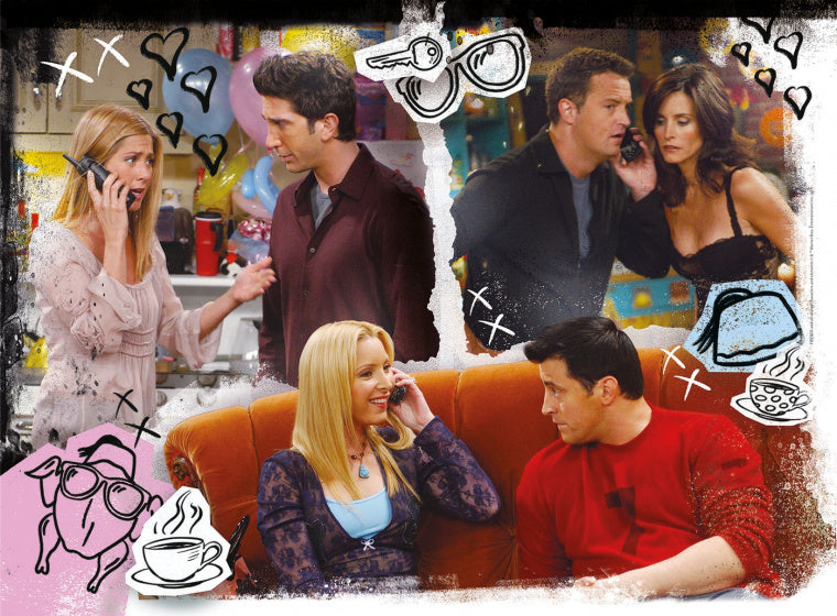 puzzel Friends 49 x 36 cm karton 500 stukjes