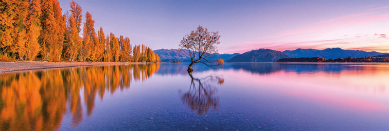 Clementoni Hight Quality Collection Panorama Puzzel Lake Wanake Tree 1000 Stukjes