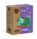 puzzelblokken Monsters junior 7 x 16 x 14 cm 6-delig