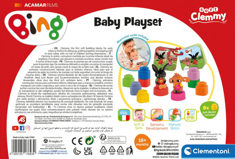 Clementoni Baby Clemmy - Bing Stapelblokken