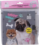 dagboek junior 17 x 16 cm papier grijs/turquoise