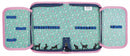 etui meisjes 21 x 12 cm polyester blauw/roze
