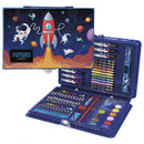 kleurset jongens 31 x 21,5 cm blauw 68-delig