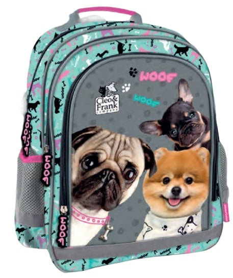 rugzak meisjes 19 liter 38 cm polyester turquoise