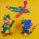 Clixo Magnetisch Bouwspeelgoed Rainbow Pack, 60dlg.