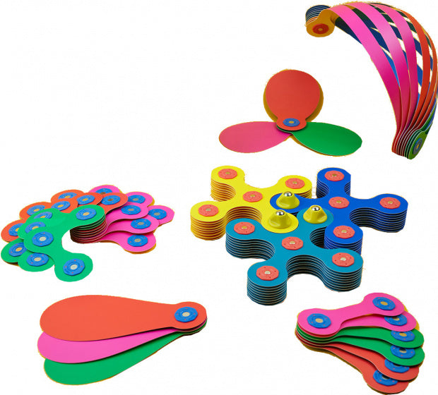 Clixo Magnetisch Bouwspeelgoed Rainbow Pack, 60dlg.