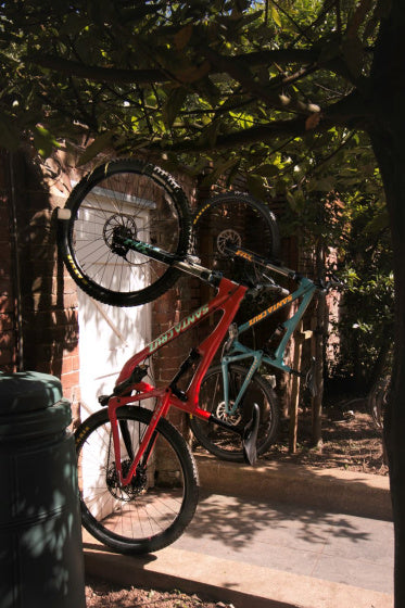fietsenrek 9,9 x 5,5 cm oranje/wit