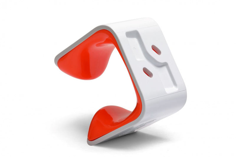 roadie fiets clip voor de muur wit/oranje