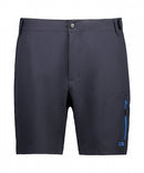 fietsbroek heren polyester antraciet maat 3XL