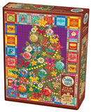 legpuzzel Christmas Tree Quilt karton 275 stukjes